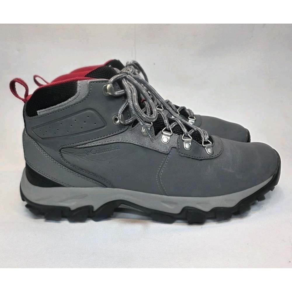 Mens Size 12 Columbia Newton Ridge Waterproof Hiking Boots Gray